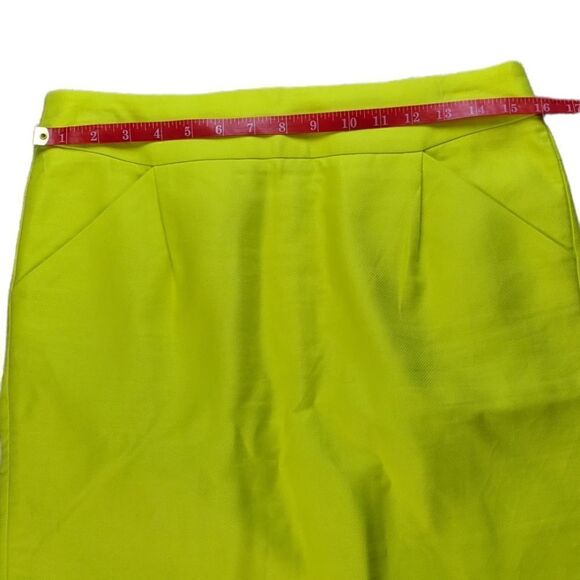 J.Crew Factory Neon Yellow Pencil Skirt - Picture 4 of 4